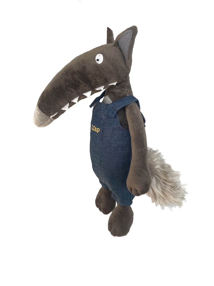 MA PELUCHE LOUP JARDINIER