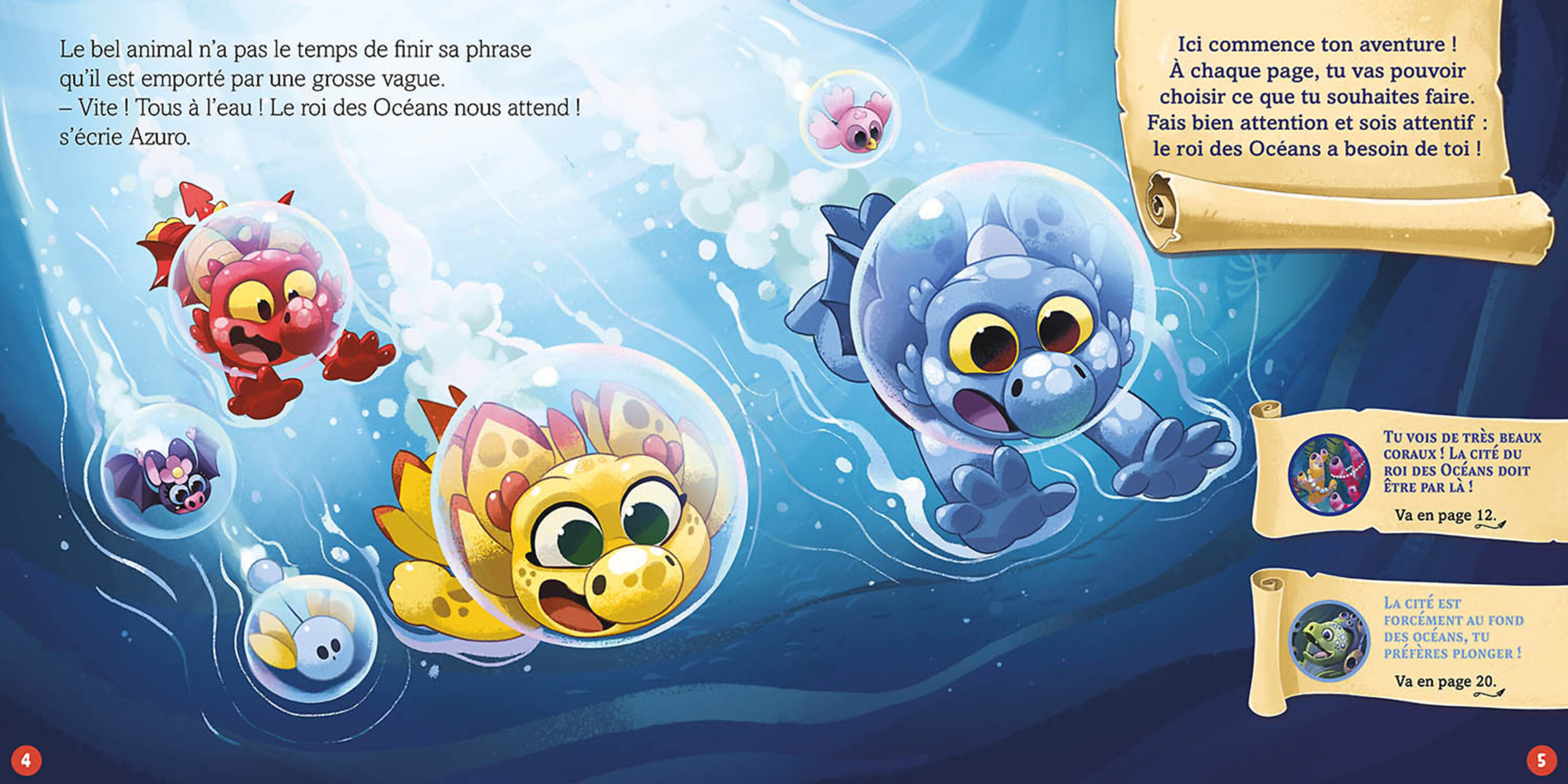 MON AVENTURE AZURO - LE TRESOR PERDU DES OCEANS