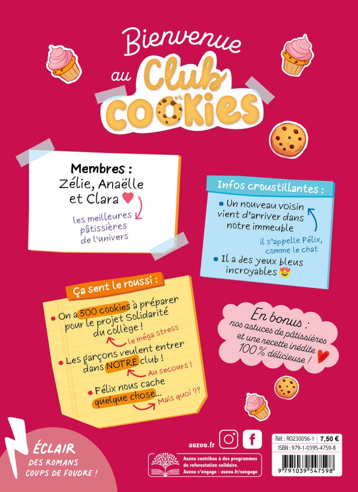 CLUB COOKIES T1- LA RECETTE DU SUCCES CLUB COOKIES T1- LA RECETTE DU SUCCES