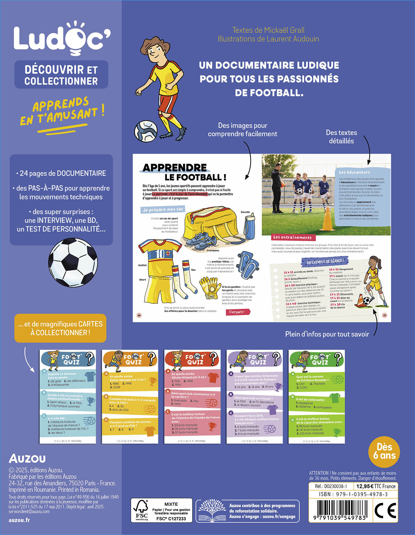 LE FOOTBALL - LUDOC - DECOUVRIR ET COLLECTIONNER