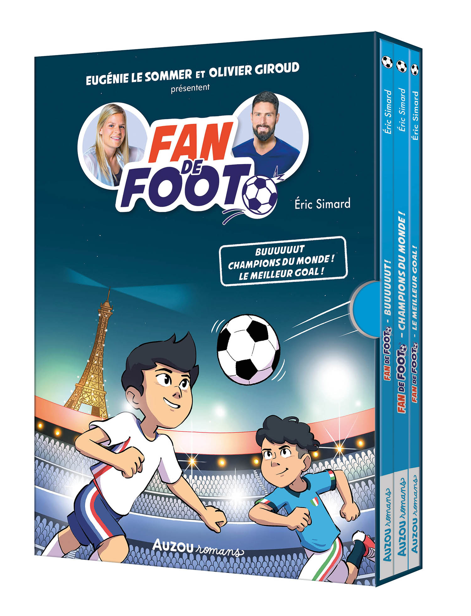 COFFRET BIBLIOTHEQUE - FAN DE FOOT - TOMES 4 A 6