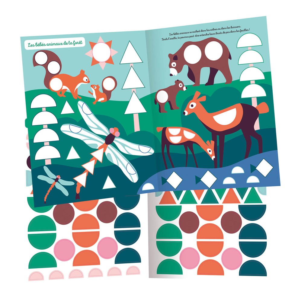 1000 Premières Gommettes Formes Bébés Animaux