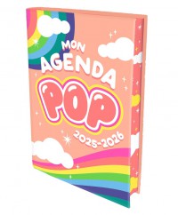 Agenda créatif 2025-2026 - fluo néon