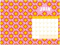 Agenda créatif 2025-2026 - fluo néon