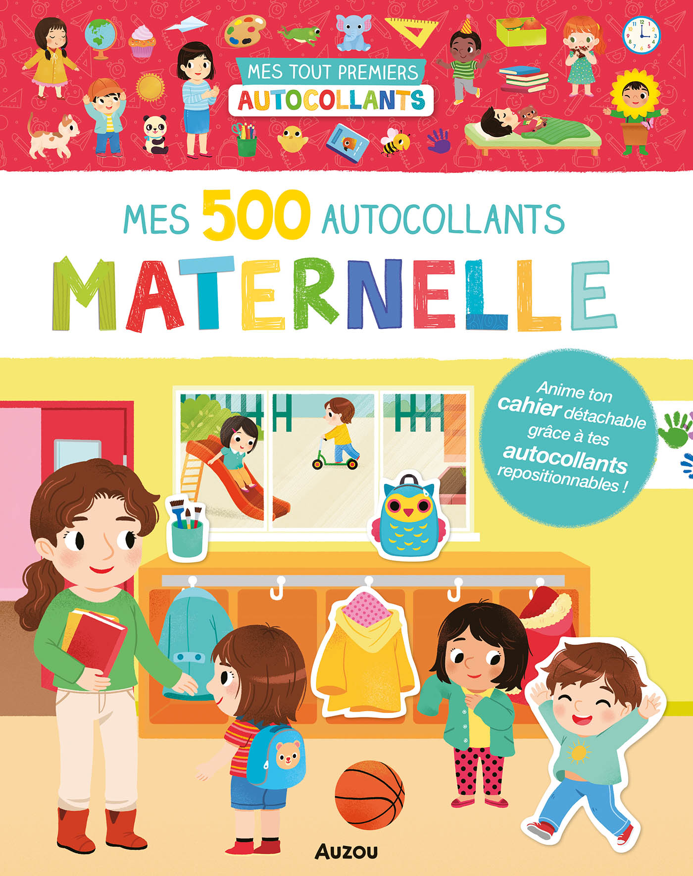 500 Autocollants La Maternelle