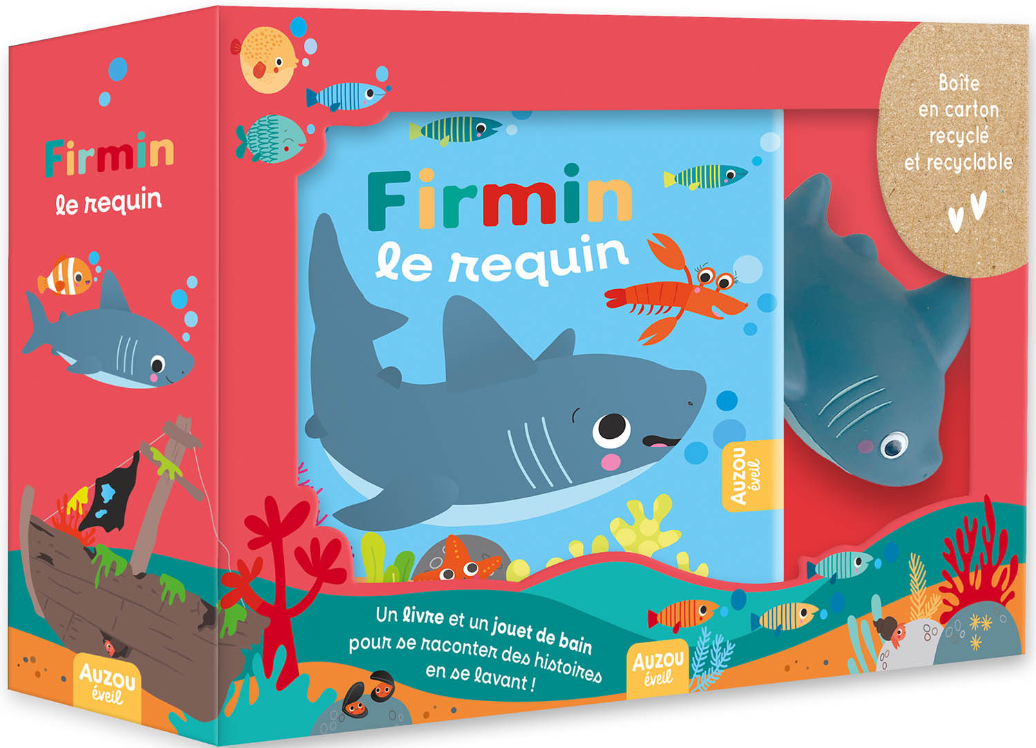 Valisette carton - Firmin le requin