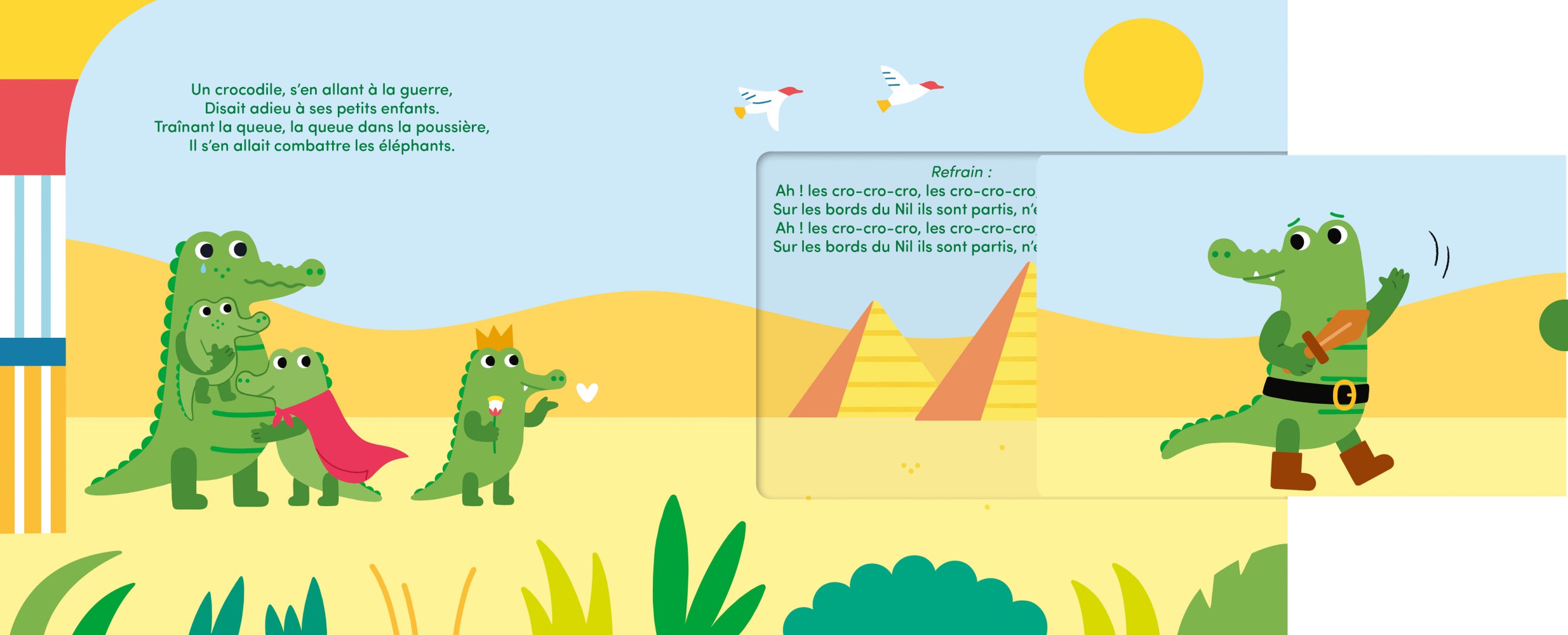 MA COMPTINE ANIMEE - AH ! LES CROCODILES