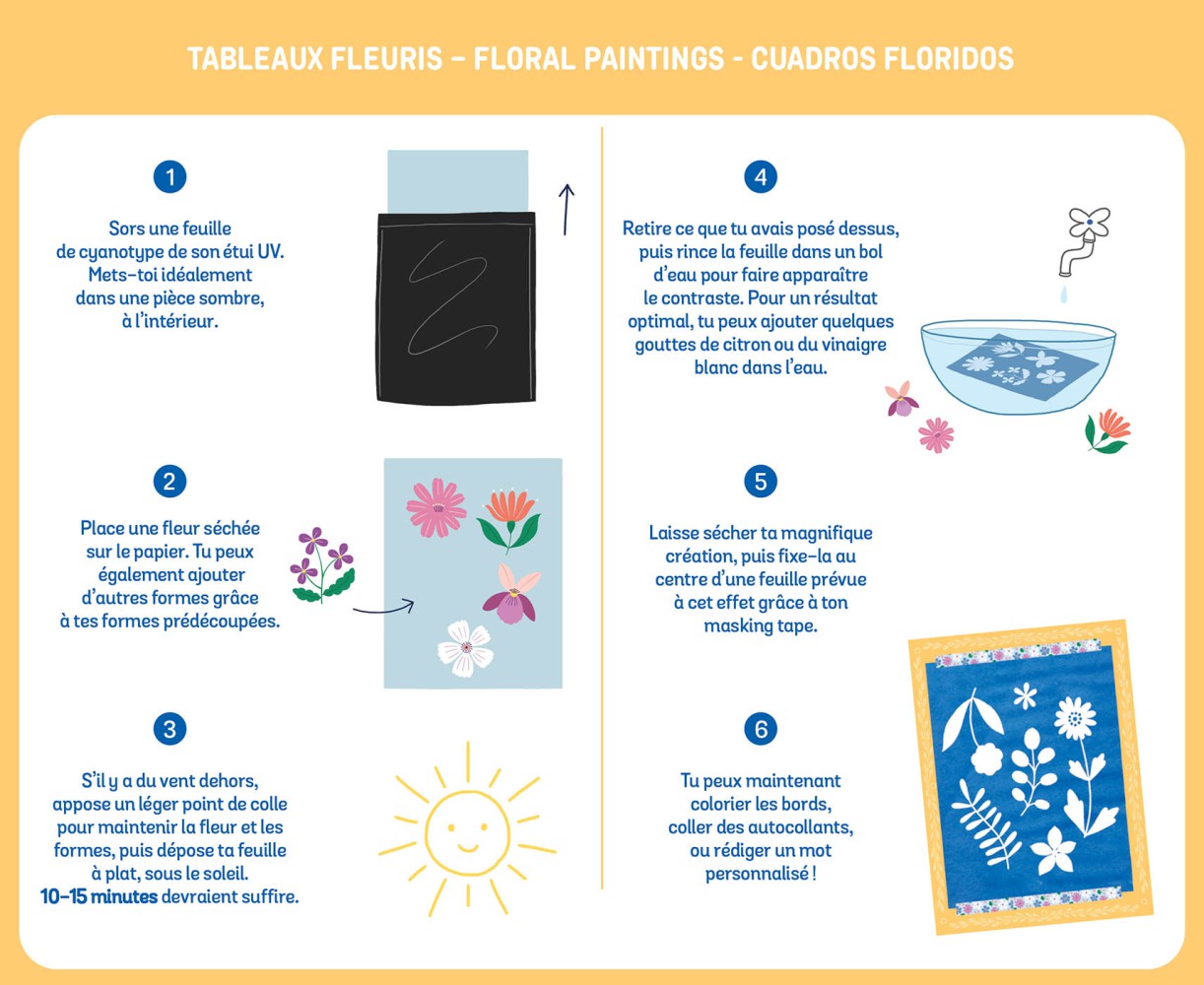 Mes tableaux fleuris (cartes photosensibles)