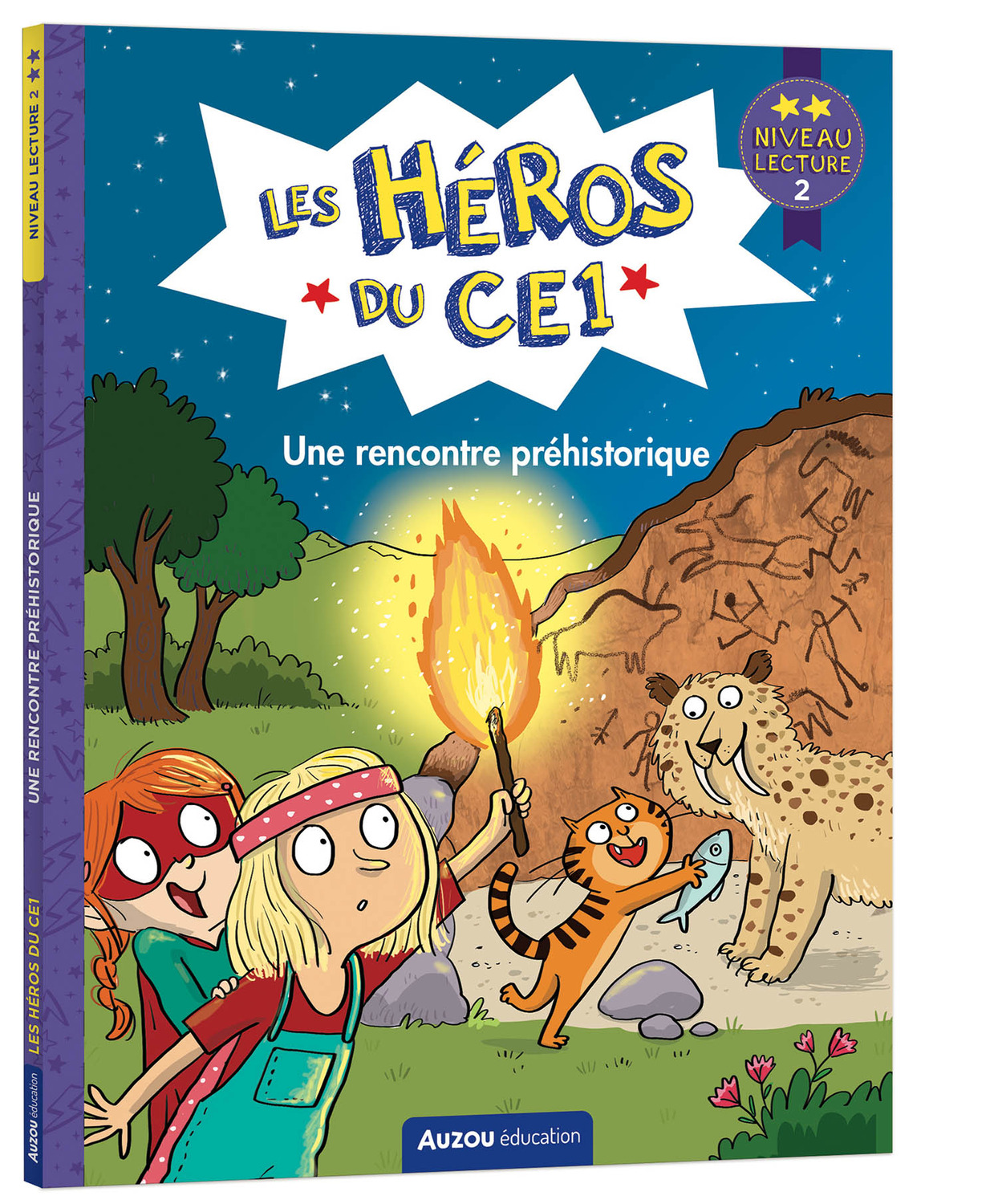 LES HEROS DU CE1 - NIV 2 UNE RENCONTRE PREHISTORIQUE