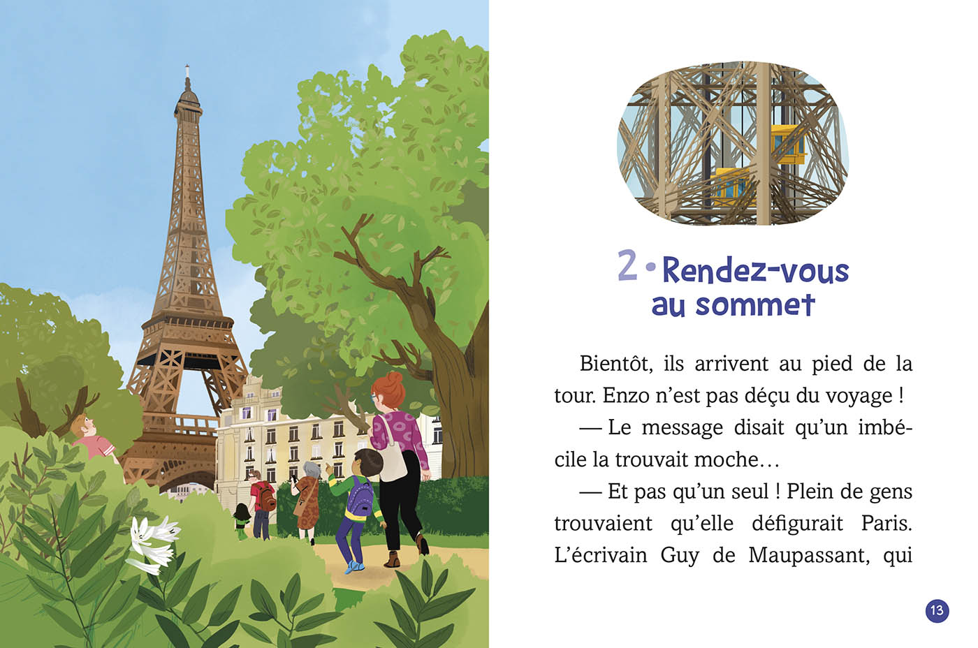 A LA TOUR EIFFEL ! MES PREMIERES ENQUETES A LA TOUR EIFFEL ! MES PREMIERES ENQUETES