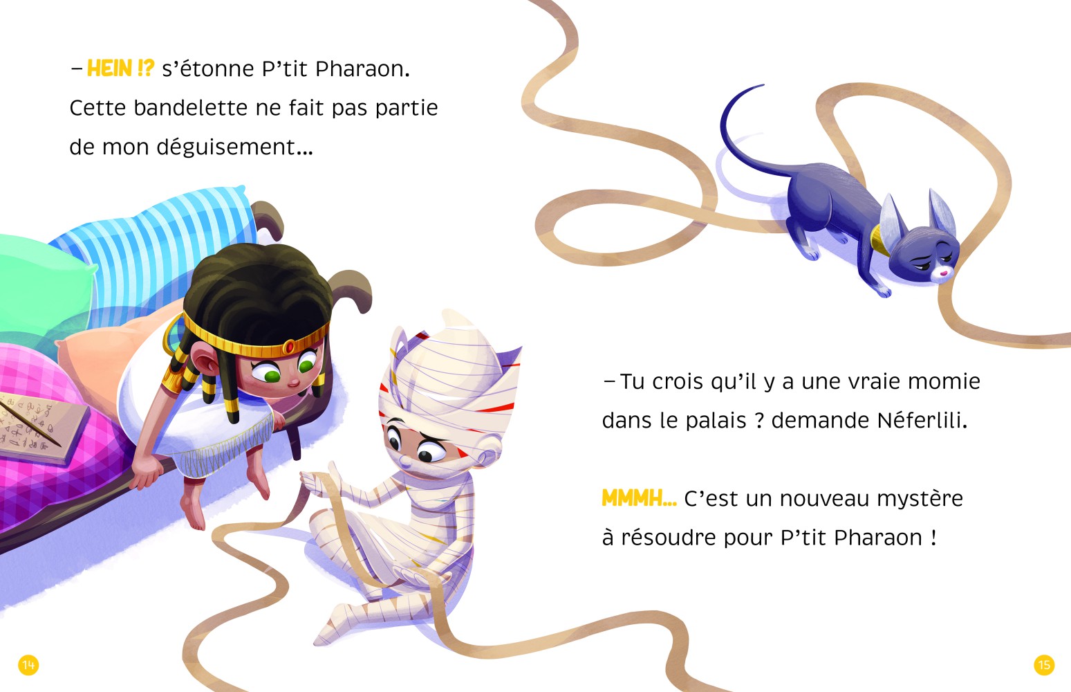 LES ENQUETES DE PTIT PHARAON  - ATTENTION MOMIE !