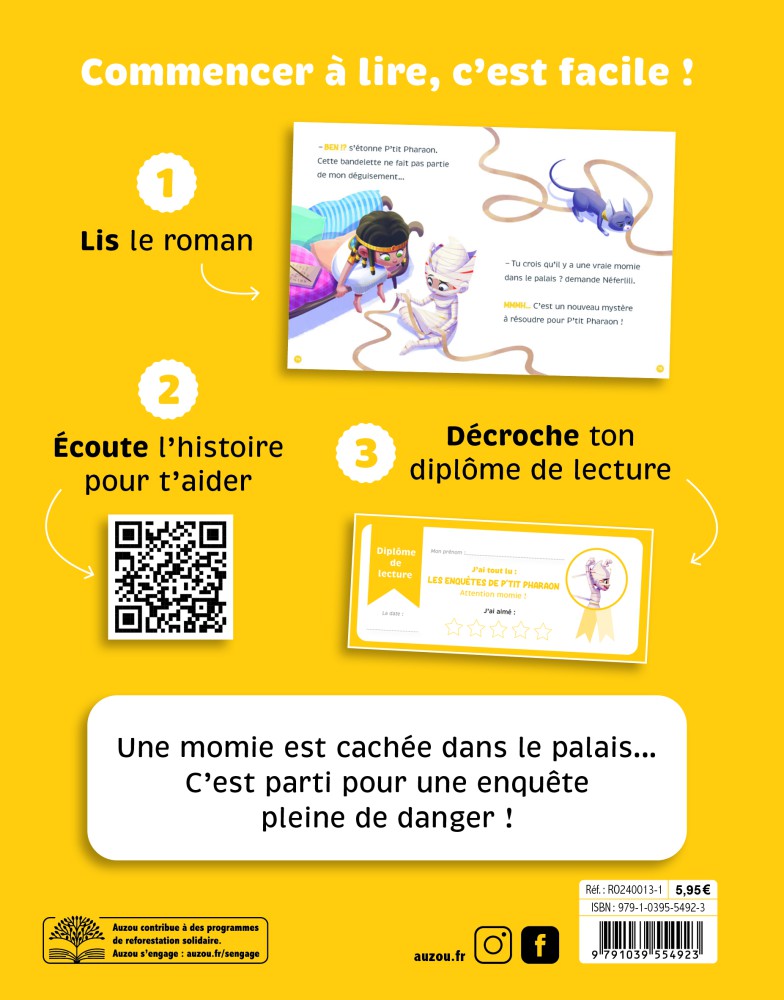 LES ENQUETES DE PTIT PHARAON  - ATTENTION MOMIE !