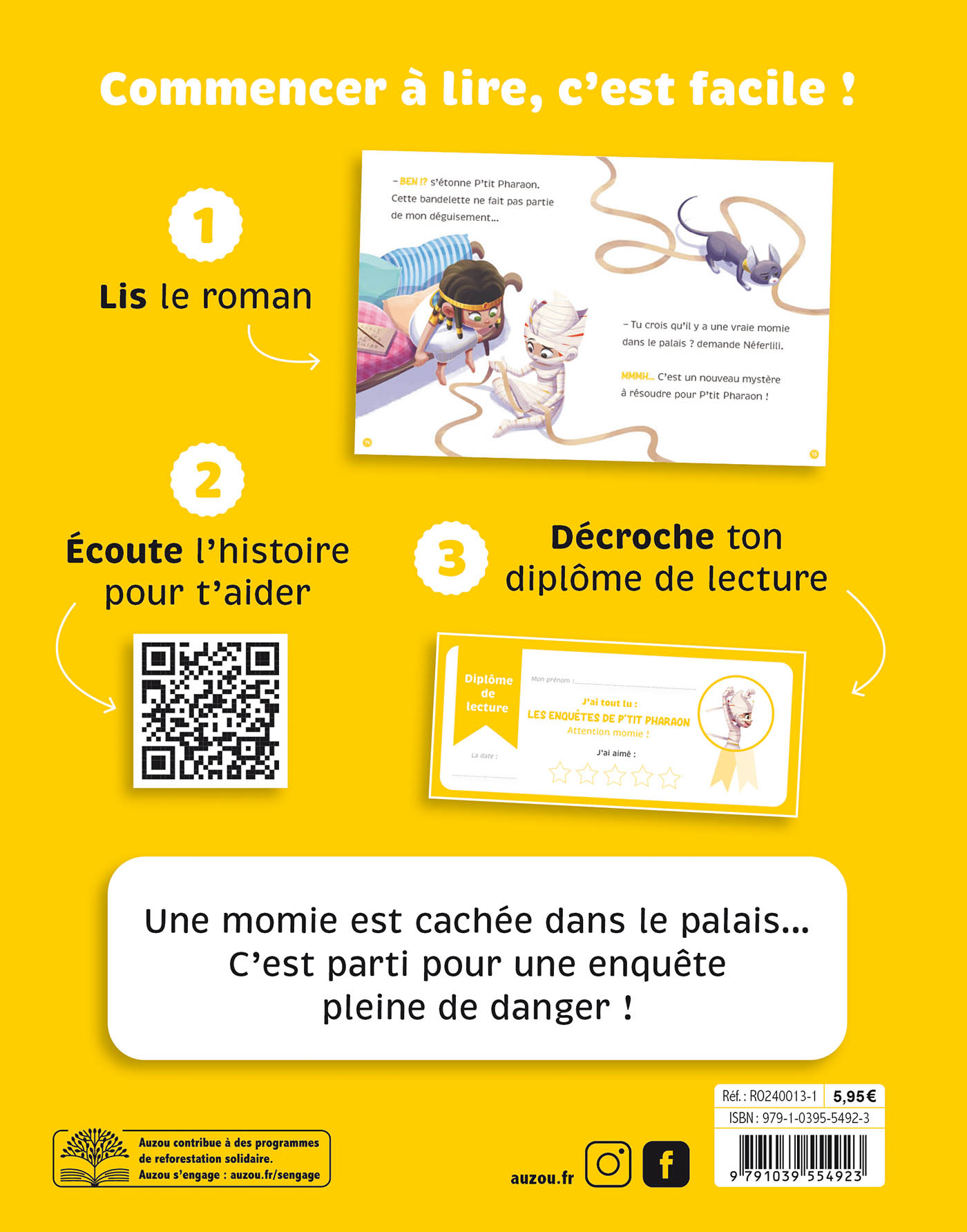 LES ENQUETES DE PTIT PHARAON  - ATTENTION MOMIE !