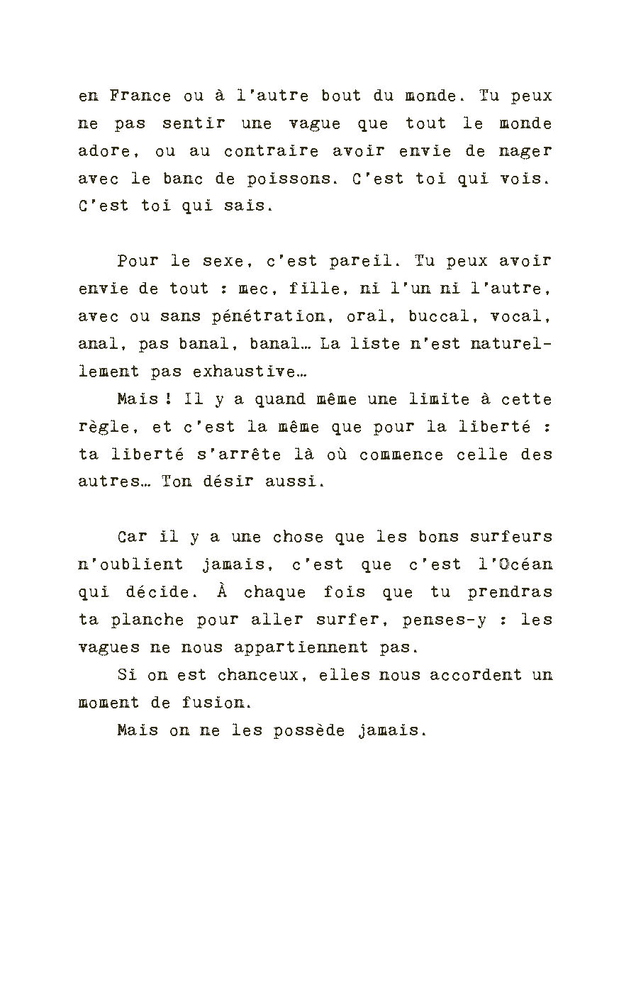 THIS IS NOT A LOVE LETTER - LES 10 REGLES DU SEXE ET DU SURF - POCHE