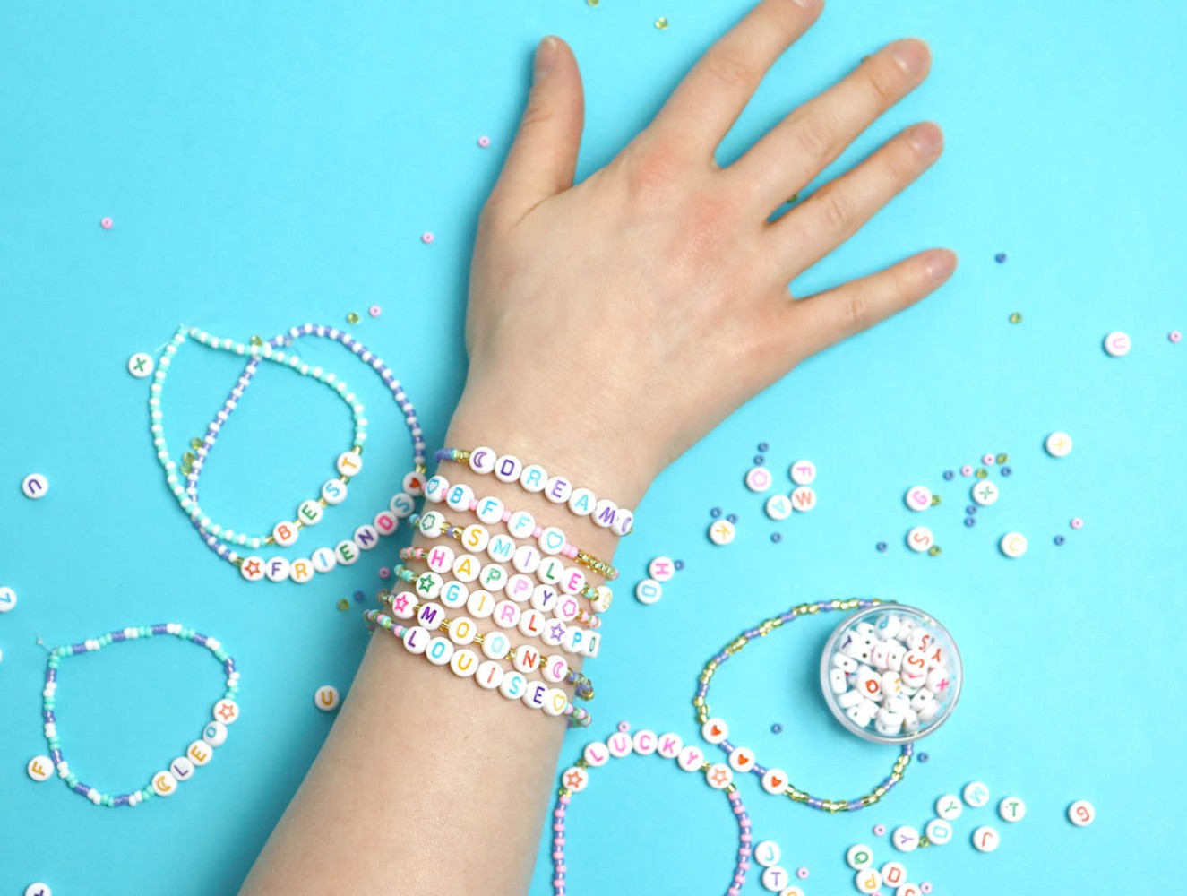 Mes bracelets à messages