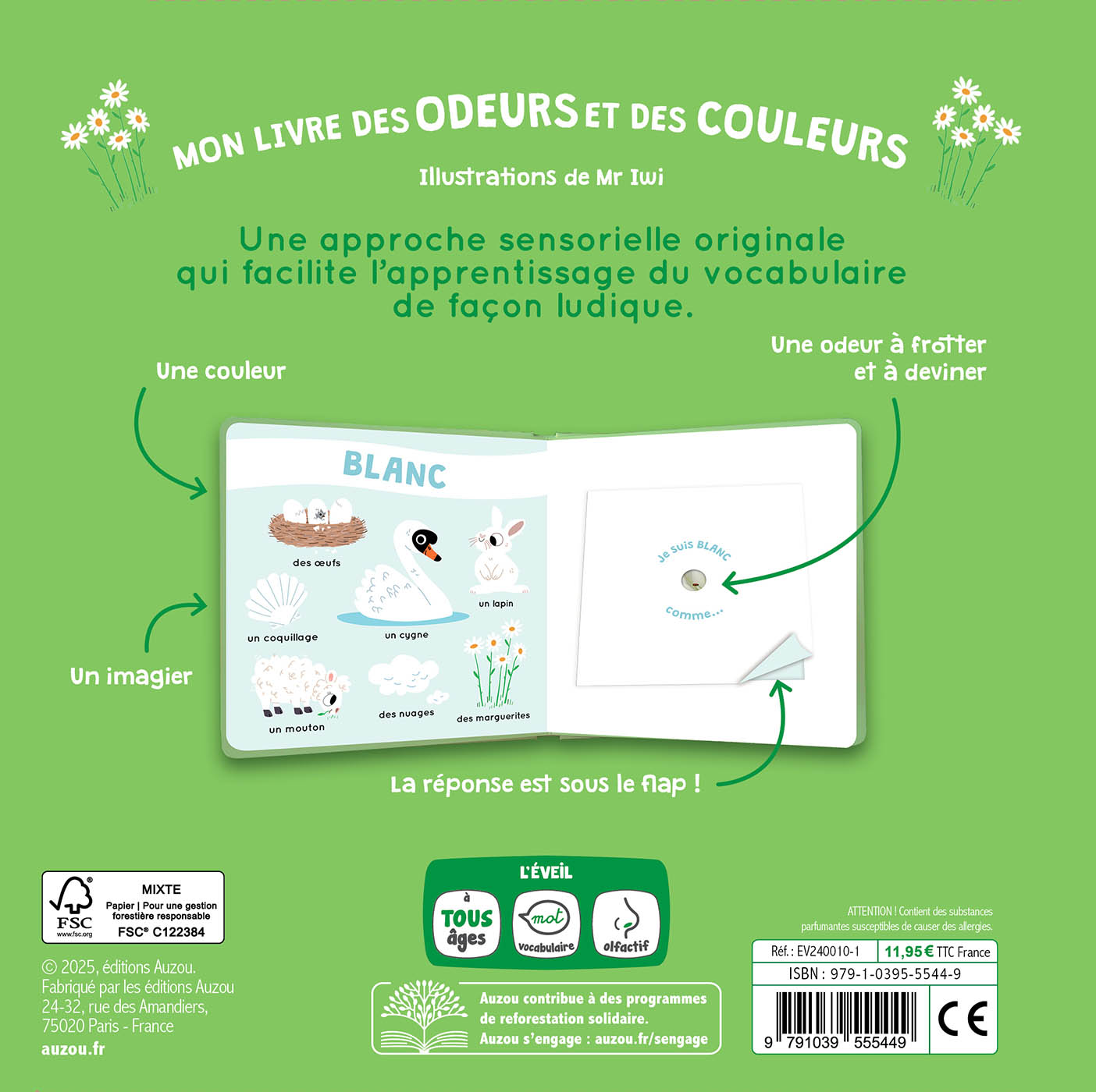 LA NATURE-MON LIVRE DES ODEURS ET DES COULEURS