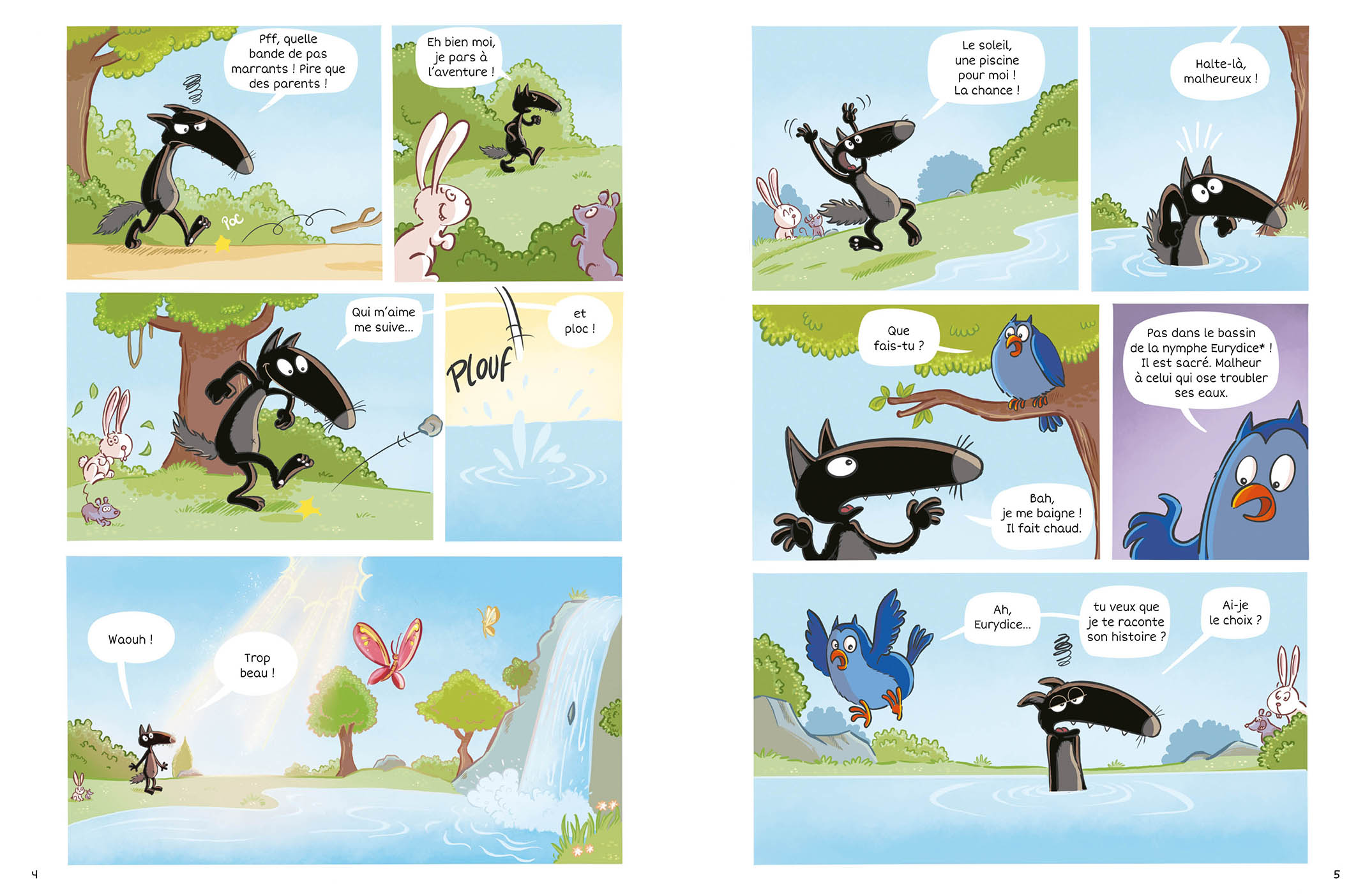 AVENTURES EN MYTHOLOUGIE - LA BD DE LOUP