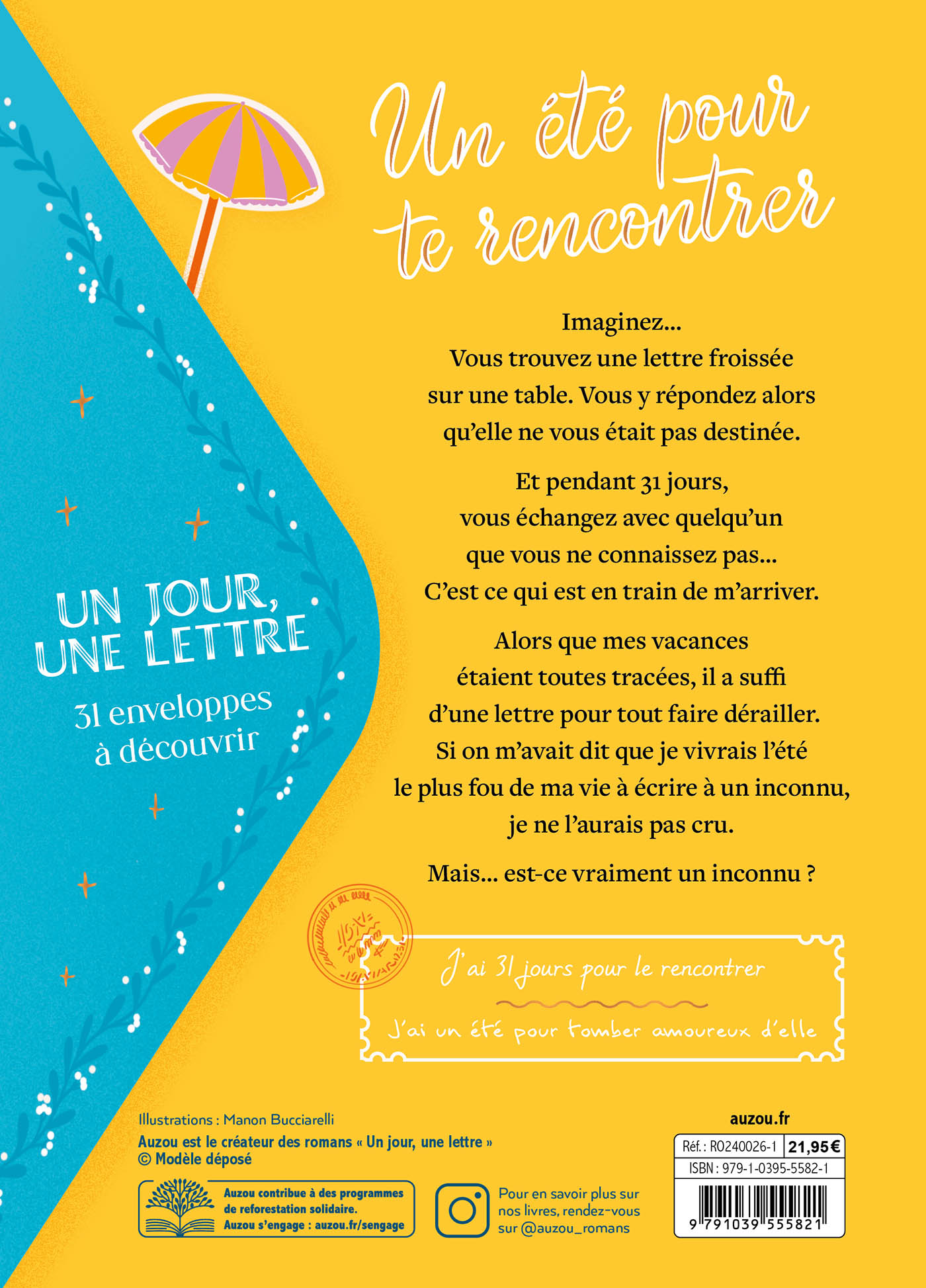 UN JOUR, UNE LETTRE 31 JOURS POUR TAIMER UN JOUR, UNE LETTRE 31 JOURS POUR TAIMER