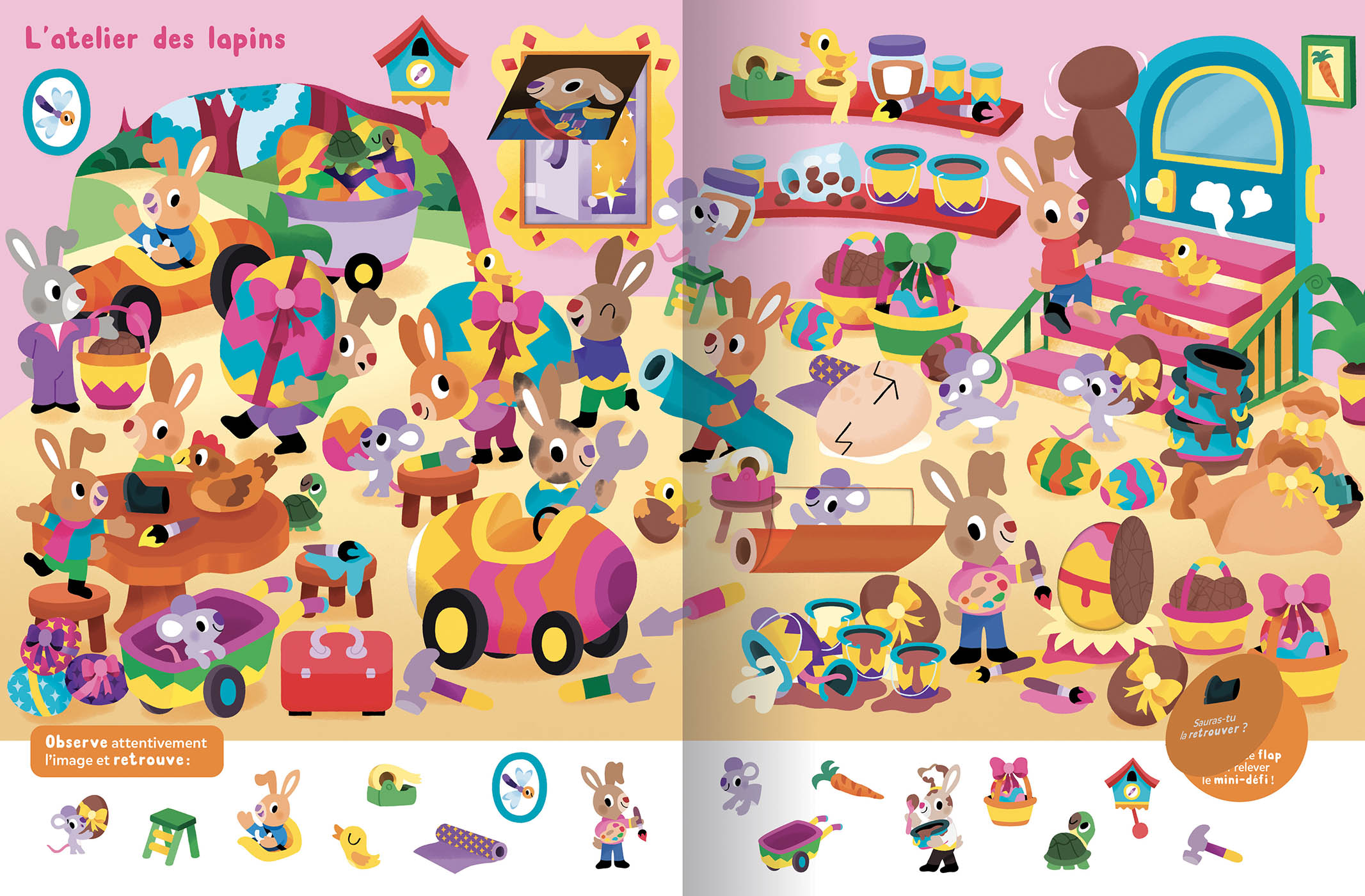 MON CHERCHE ET TROUVE SURPRISE - VIVE PAQUES !