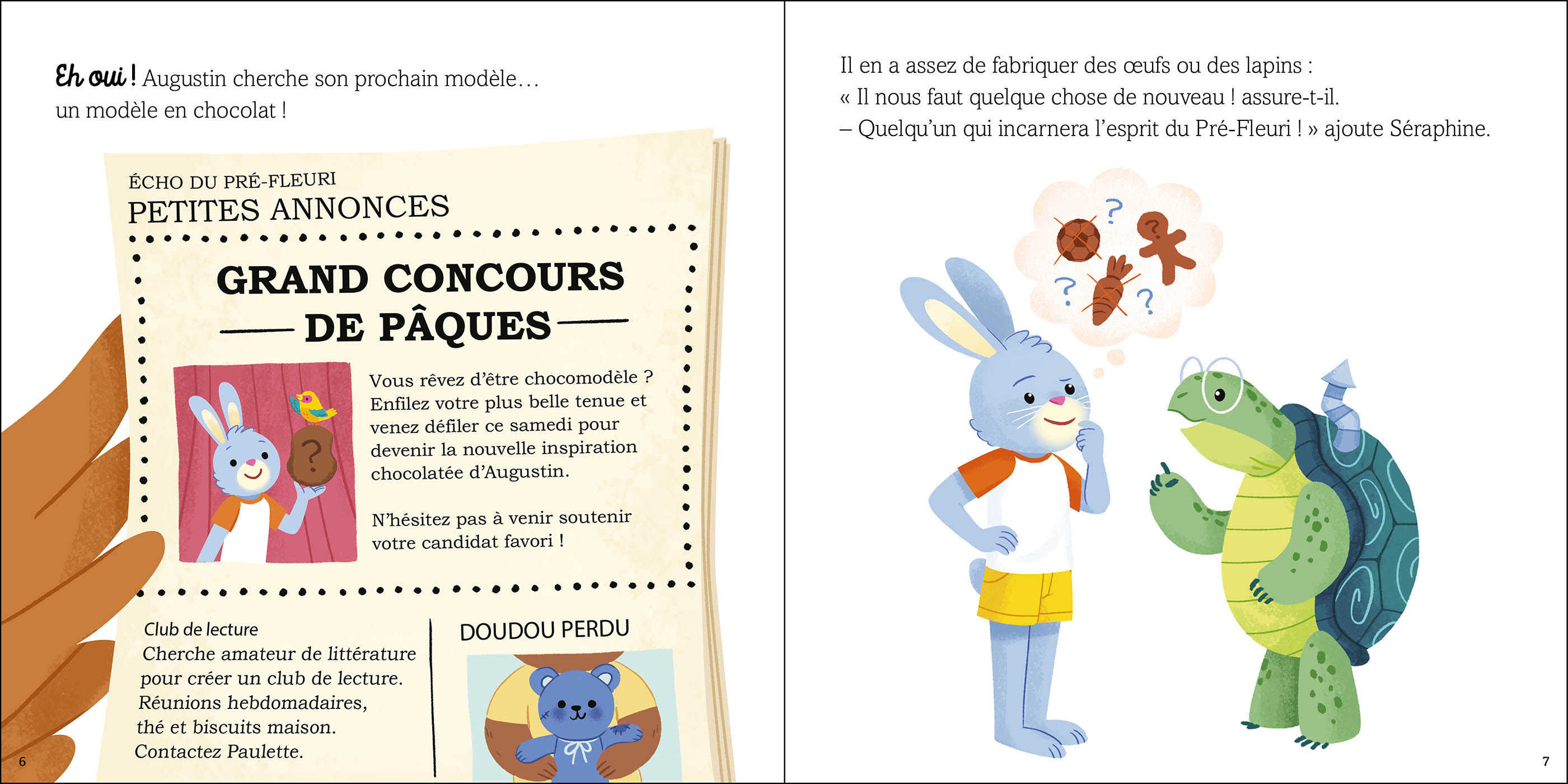 AUGUSTIN ET LE CONCOURS DE PAQUES AUGUSTIN ET LE CONCOURS DE PAQUES
