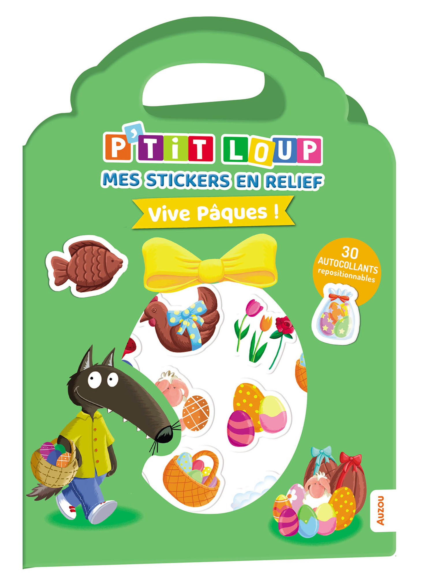 Stickers en relief Pâques P Stickers en relief Pâques P