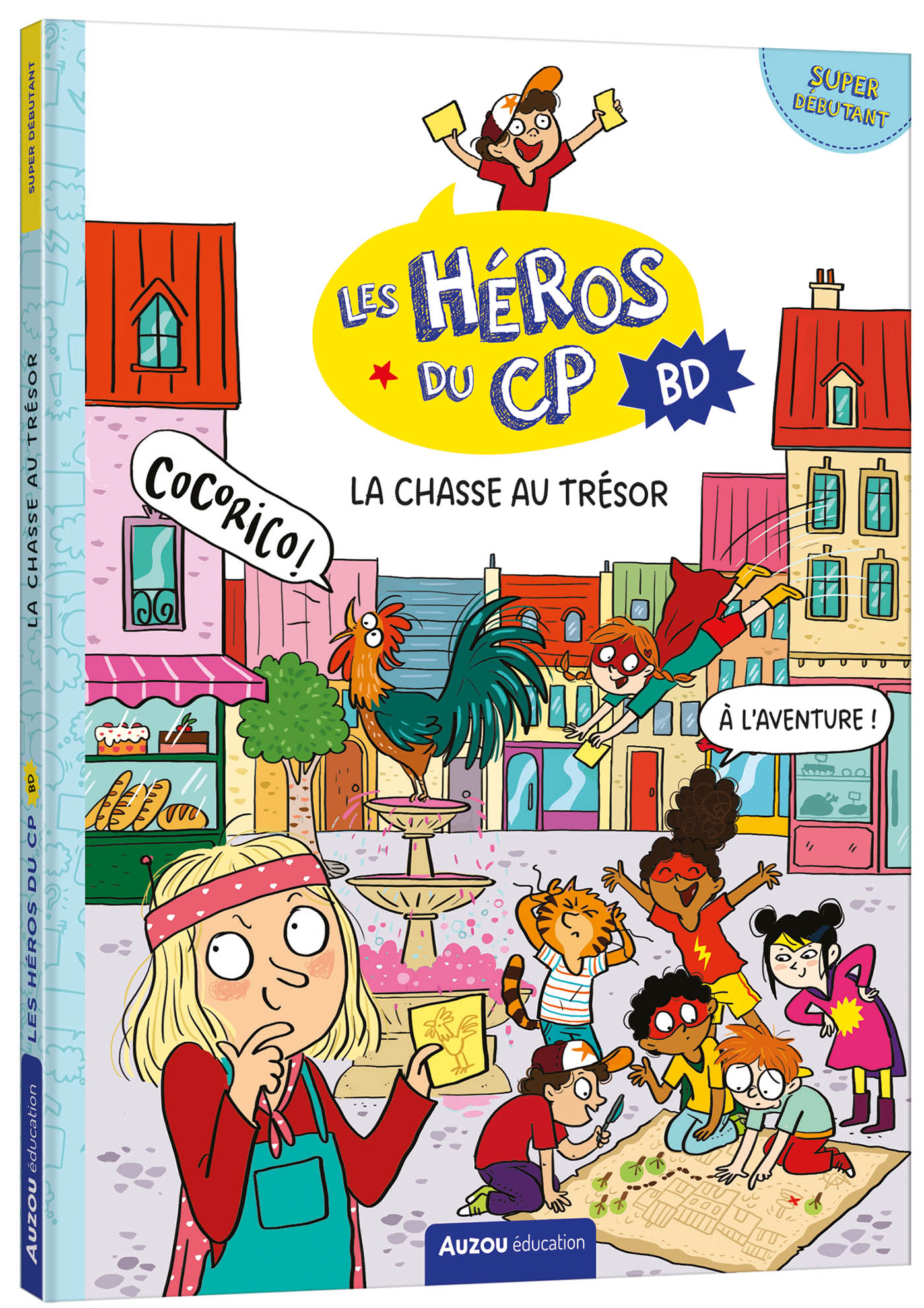 LES HEROS DU CP EN BD - SUPER DEBUTANT - LA CHASSE AU TRESOR