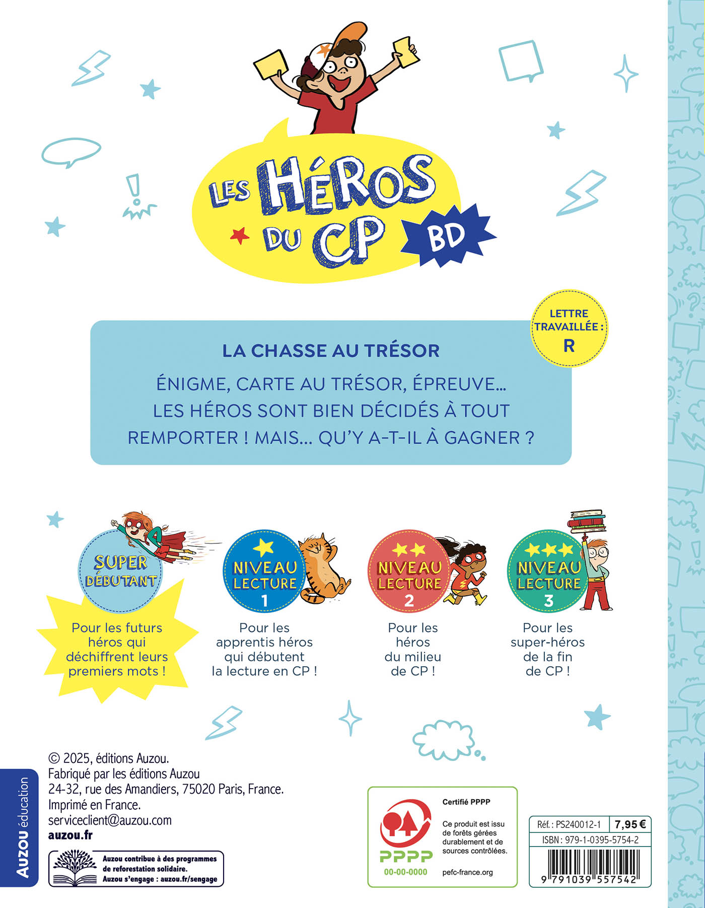 LES HEROS DU CP EN BD - SUPER DEBUTANT - LA CHASSE AU TRESOR LES HEROS DU CP EN BD - SUPER DEBUTANT - LA CHASSE AU TRESOR