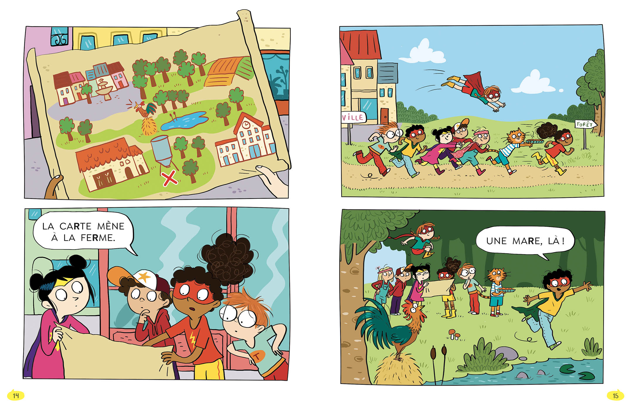LES HEROS DU CP EN BD - SUPER DEBUTANT - LA CHASSE AU TRESOR LES HEROS DU CP EN BD - SUPER DEBUTANT - LA CHASSE AU TRESOR