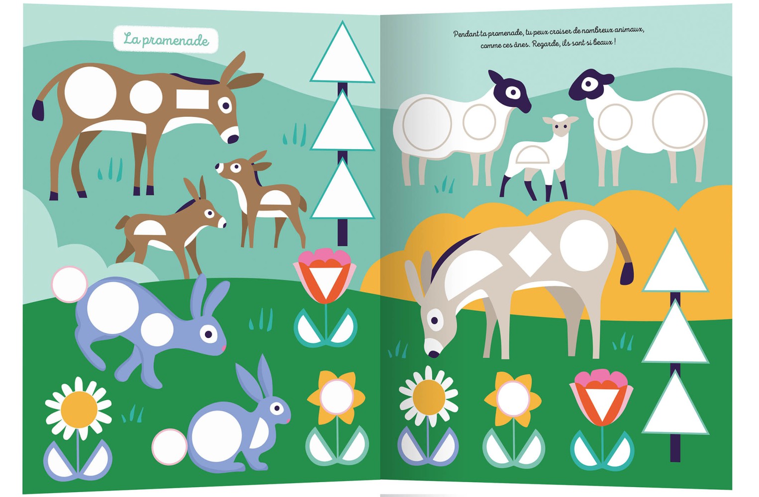 1000 Premières Gommettes Formes Une Journée À La Ferme