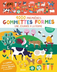 1000 premières gommettes formes une journée à la ferme