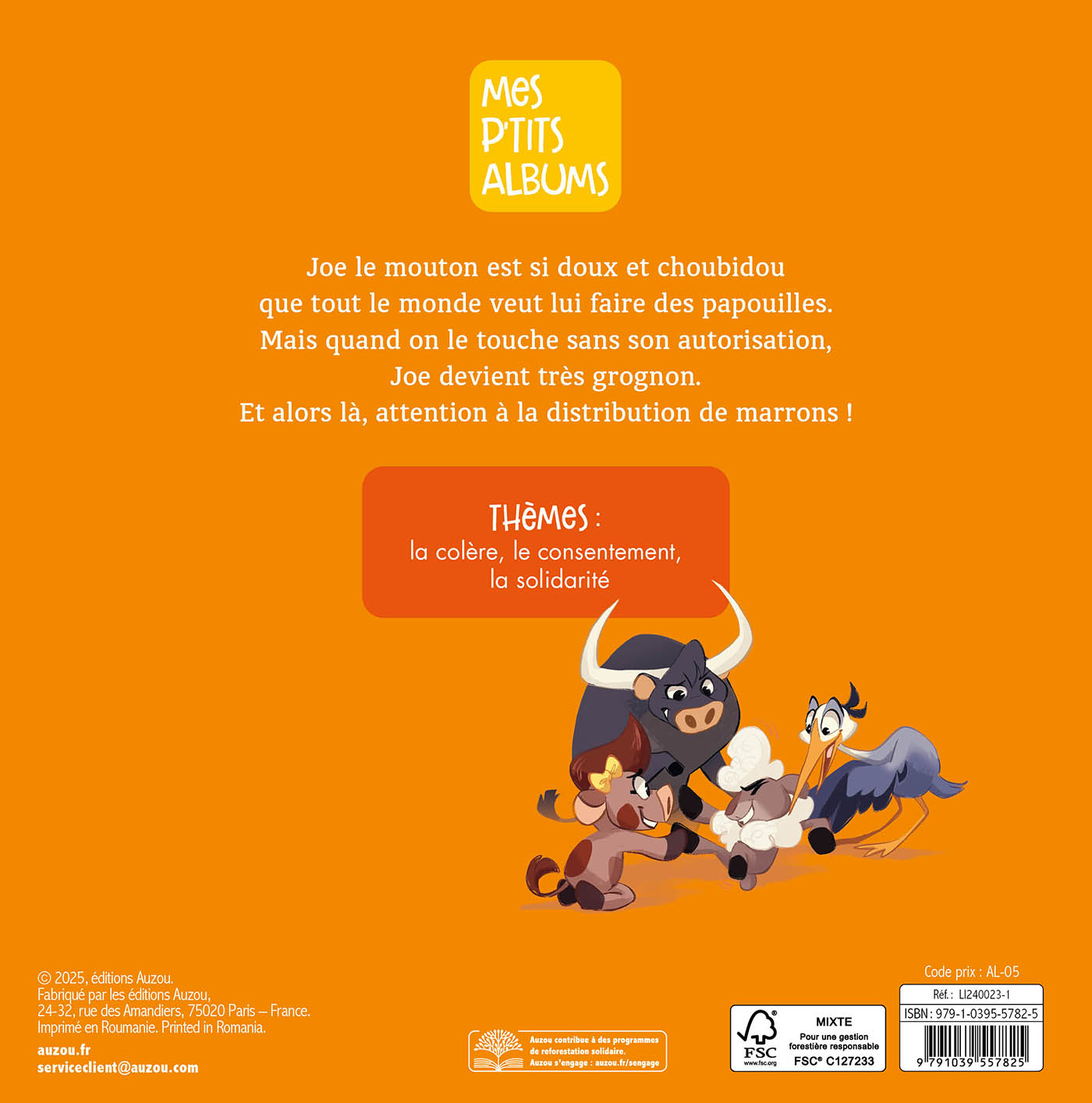 JOE LE MOUTON - PAS TOUCHE A MES BOUCLETTES !