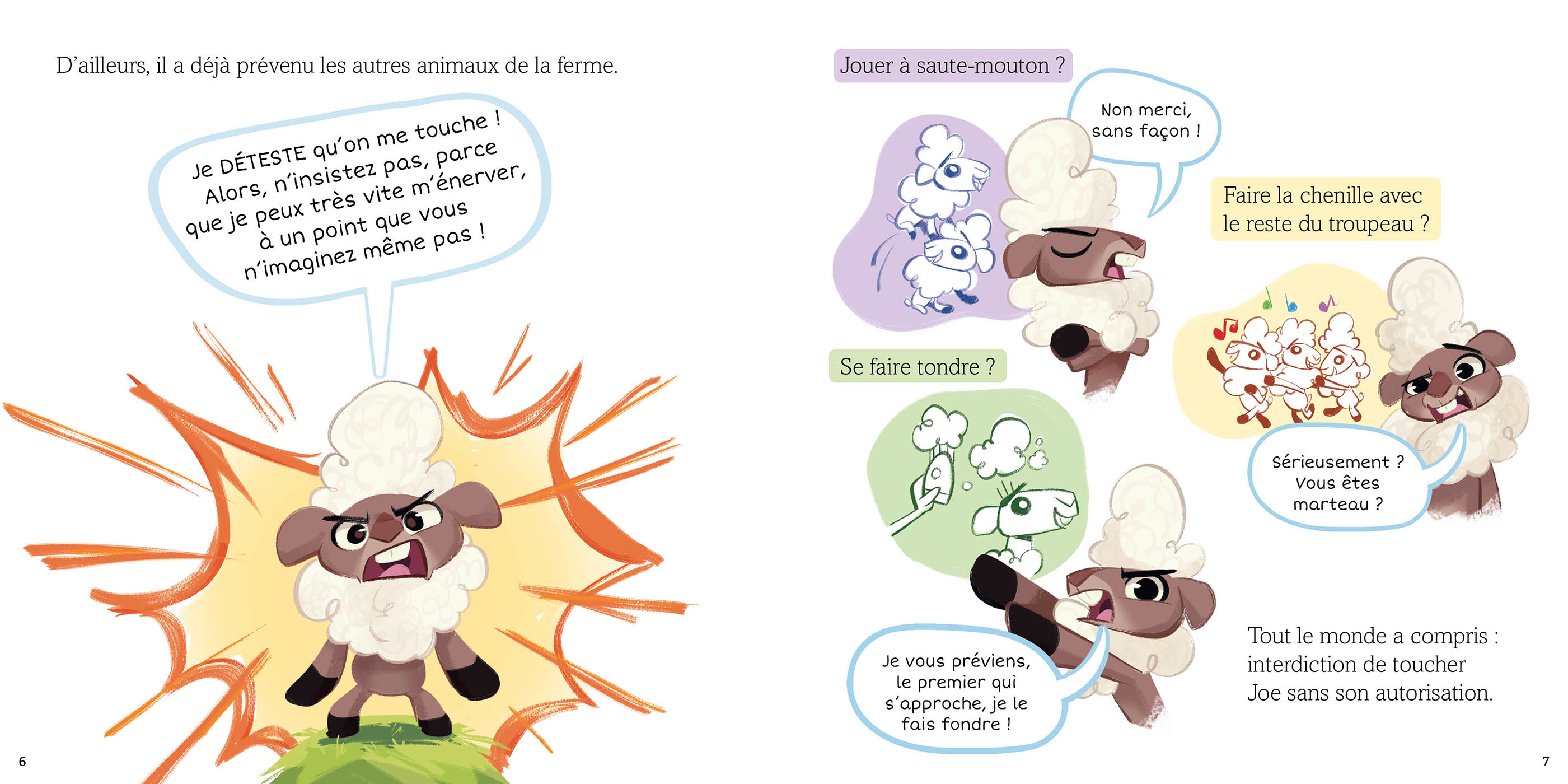 JOE LE MOUTON - PAS TOUCHE A MES BOUCLETTES !