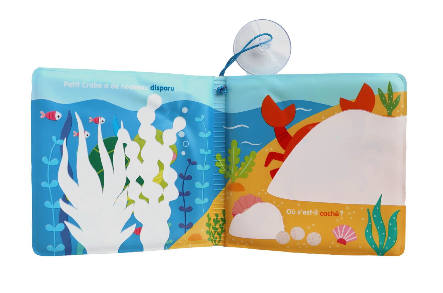 Cache-cache à la mer - Mon livre de bain magique