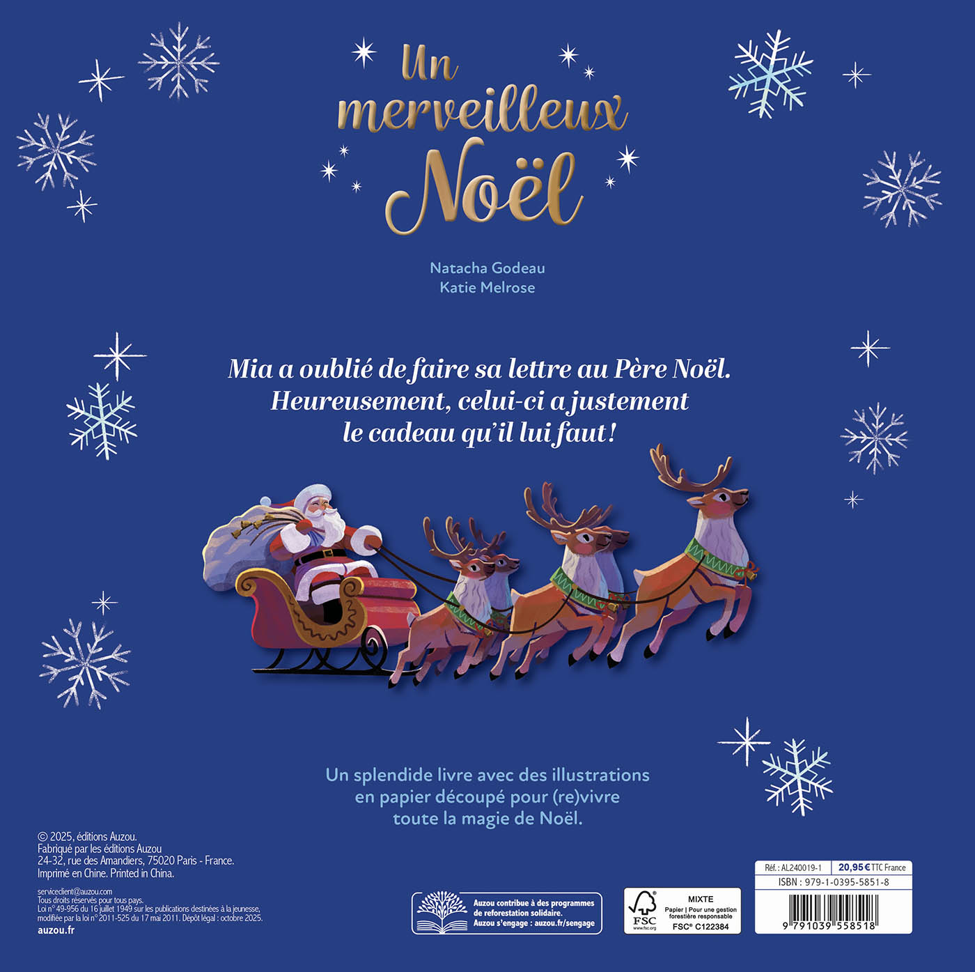 Papiers Découpés - Un Merveilleux Noël
