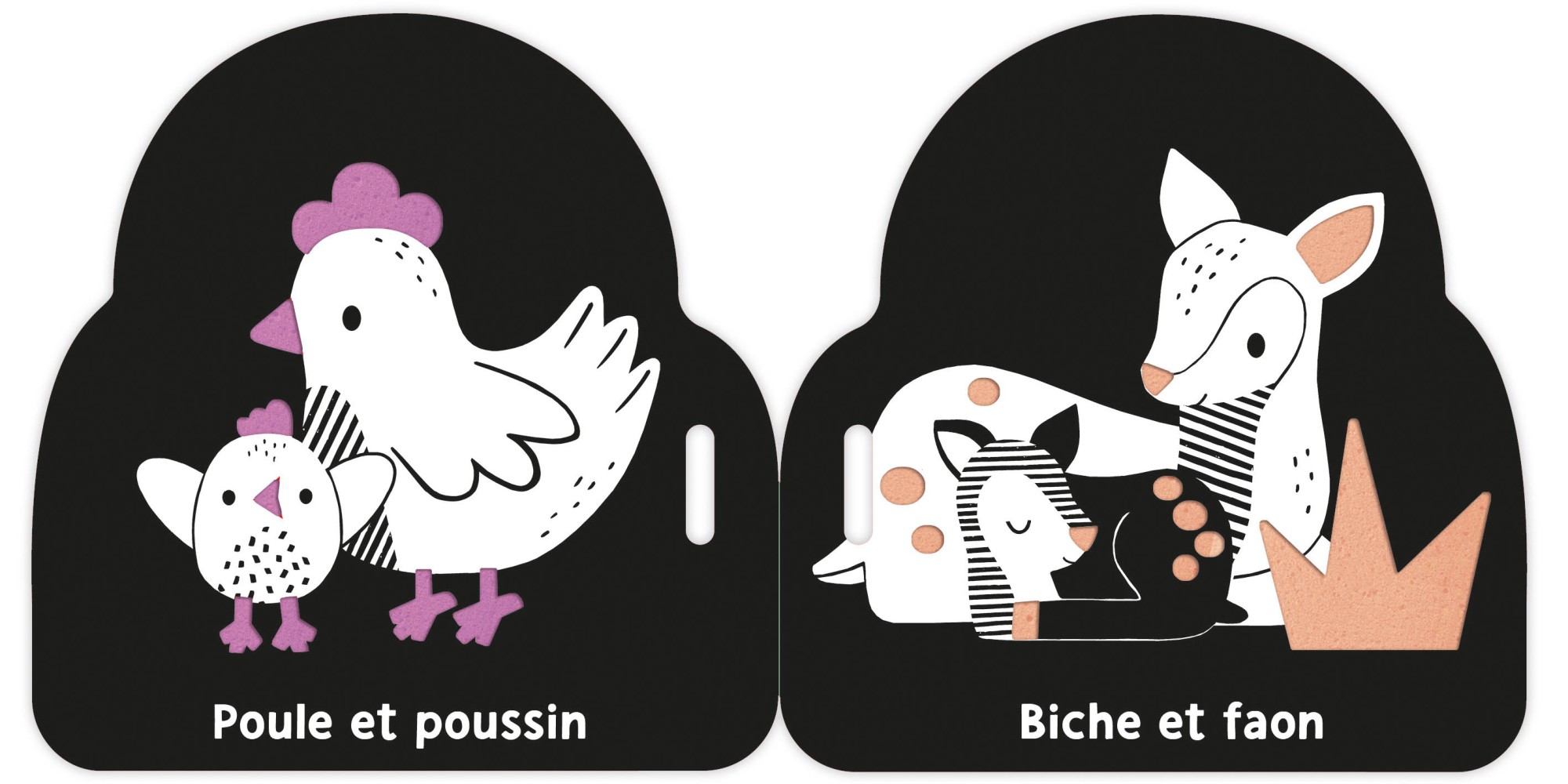 Mon Premier Livre Poussette En Noir Et Blanc - Bébés Animaux