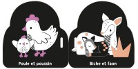 MON PREMIER LIVRE POUSSETTE EN NOIR ET BLANC - BEBES ANIMAUX
