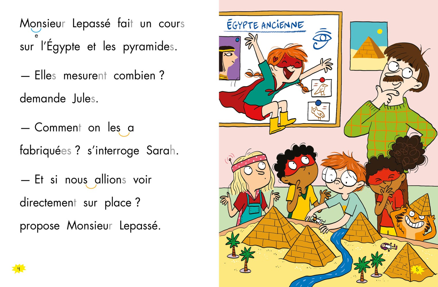 LES HEROS DU CE1 - NIV1 LE MYSTERE DES PYRAMIDES