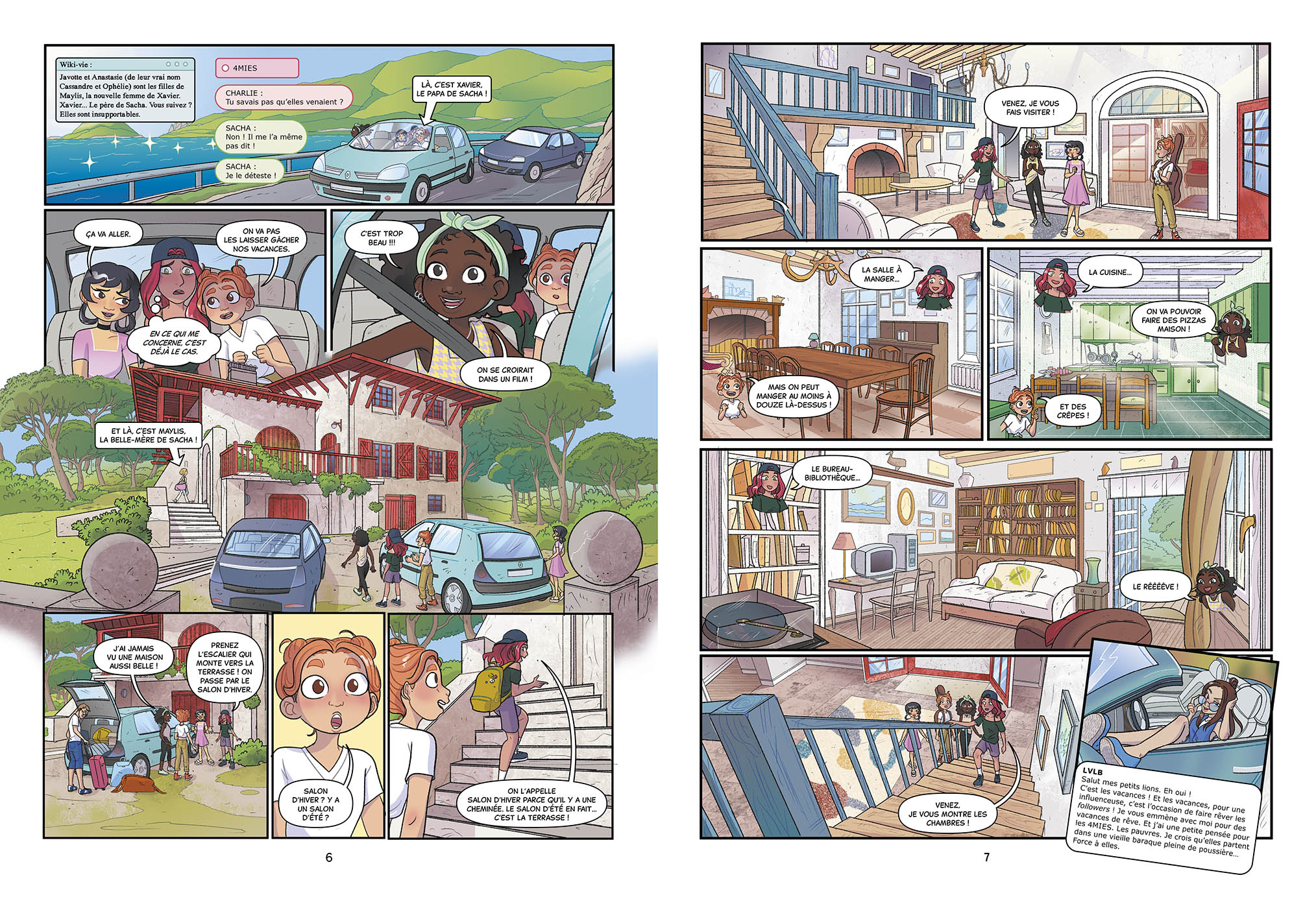 LES 4MIES EN VACANCES - LES INFLUENCEUSES EN BD T3