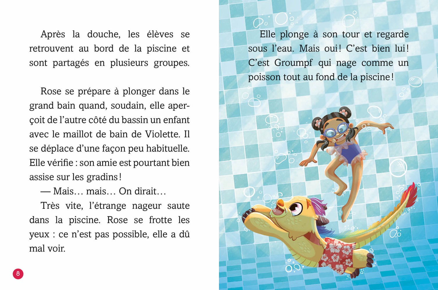 Un Dragon À L'école - Un Dragon À La Piscine
