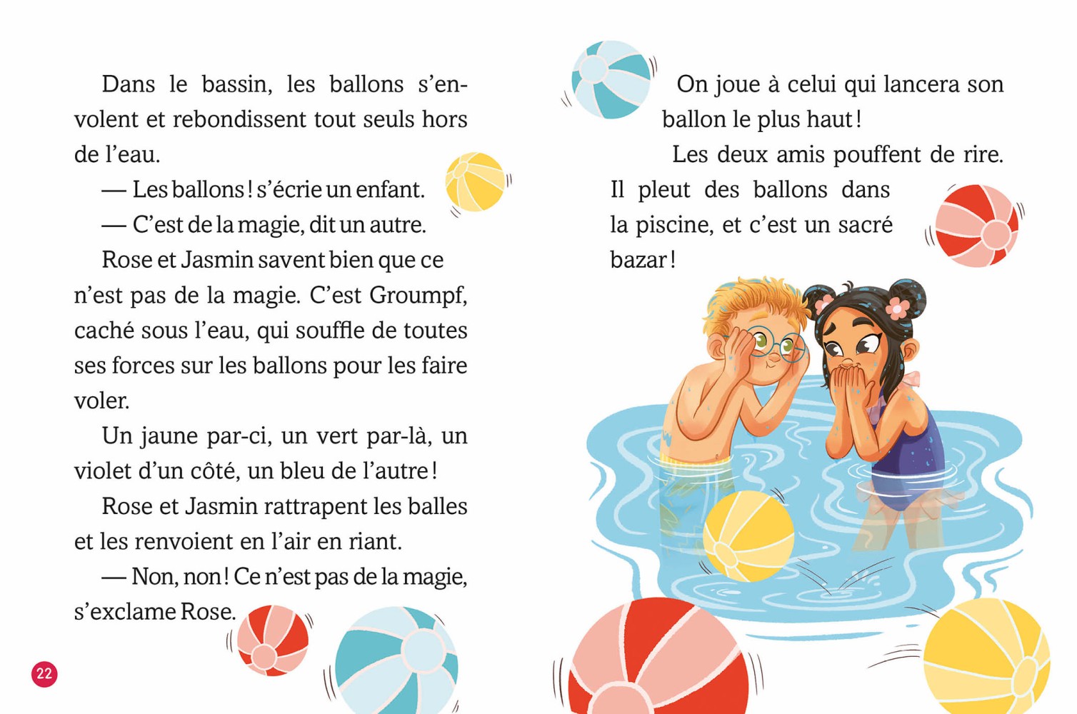 UN DRAGON A LA PISCINE