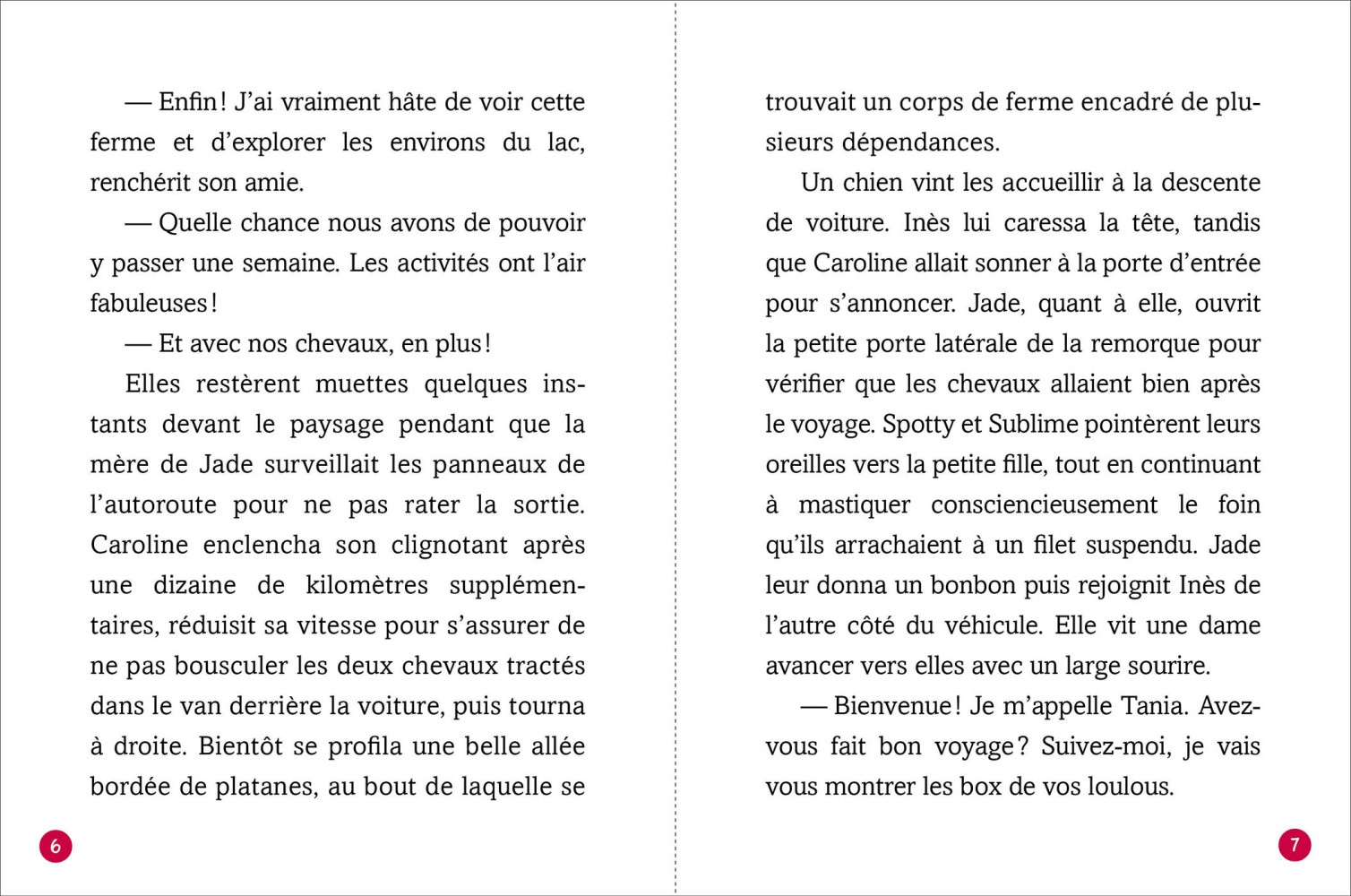 VACANCES AU LAC T7 JADE ET LES CHEVAUX VACANCES AU LAC T7 JADE ET LES CHEVAUX