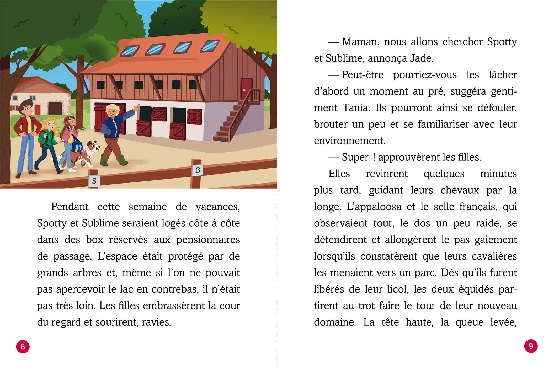 VACANCES AU LAC - T7 JADE ET LES CHEVAUX