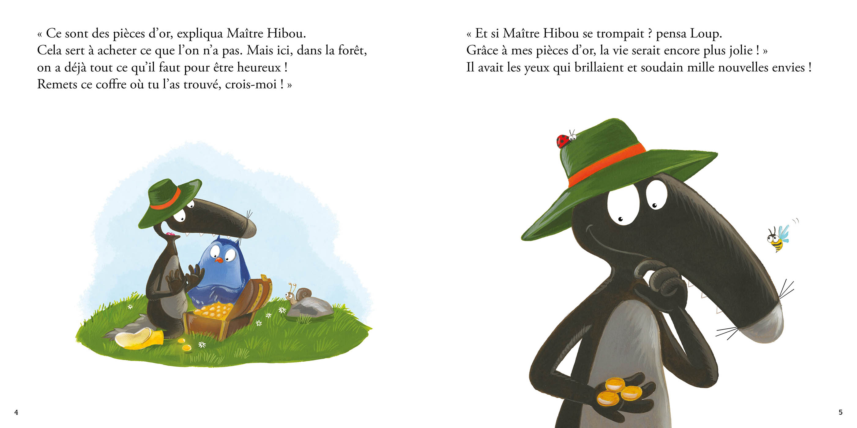 Le Loup Qui Voulait Être Heureux