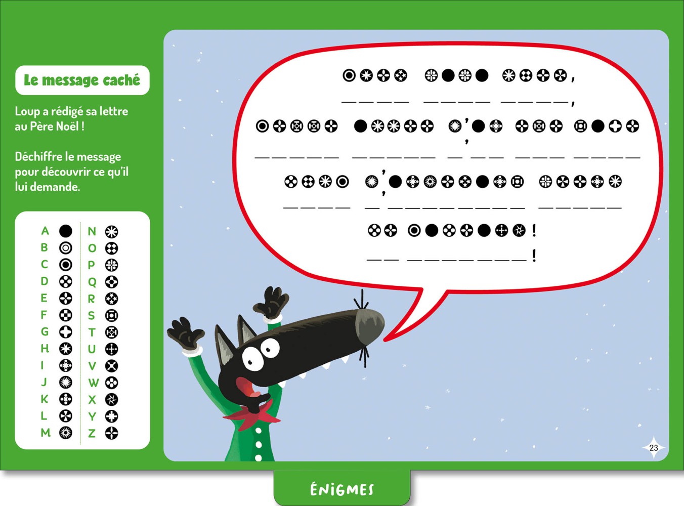 MES JEUX EFFACABLES LOUP - SPECIAL NOEL