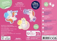 POCHETTE DE GOMMETTES - LICORNES PHOSPHO POCHETTE DE GOMMETTES - LICORNES PHOSPHO