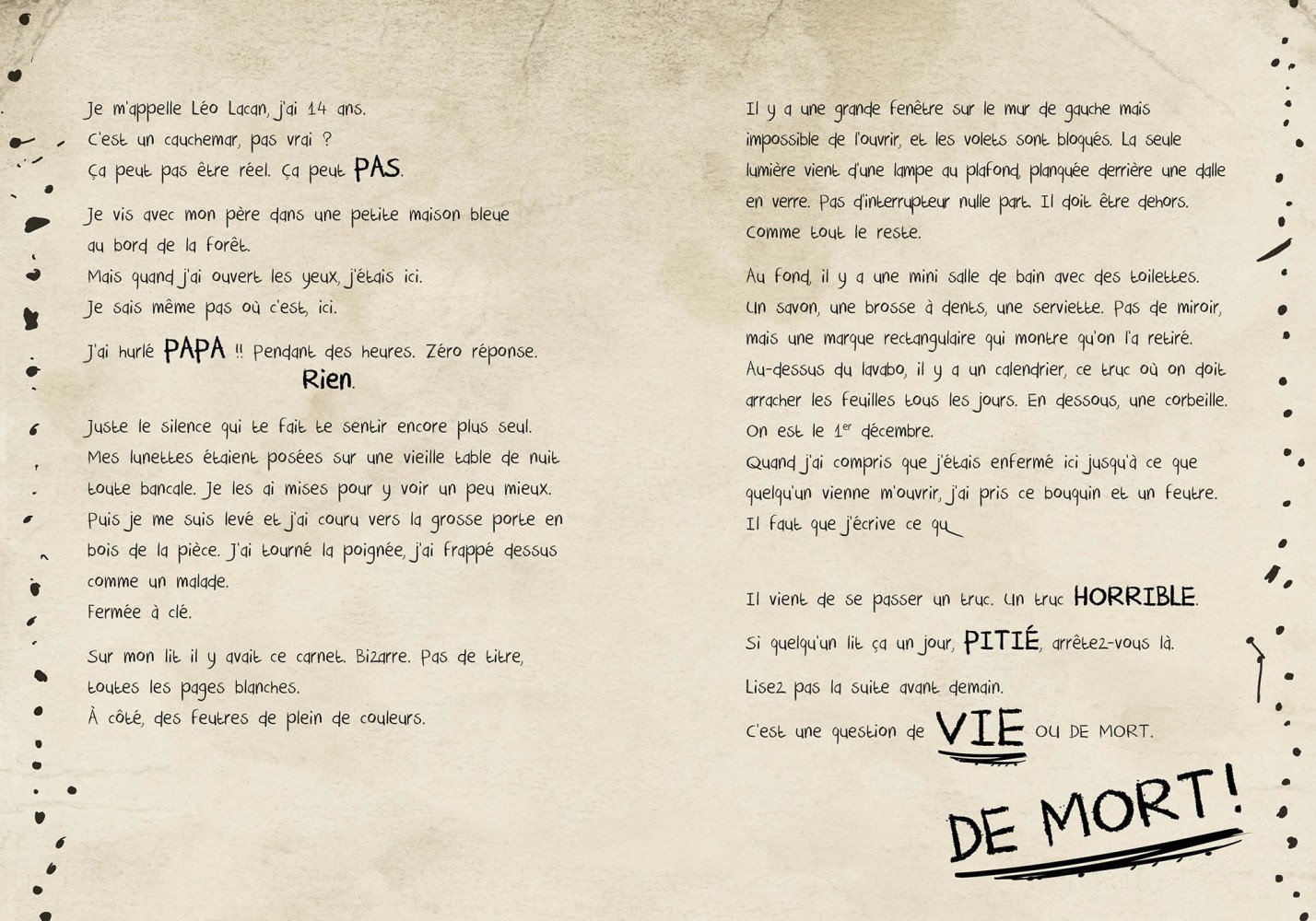 LE ROMAN MAUDIT - ROMANS DE LAVENT - THRILLER DE L