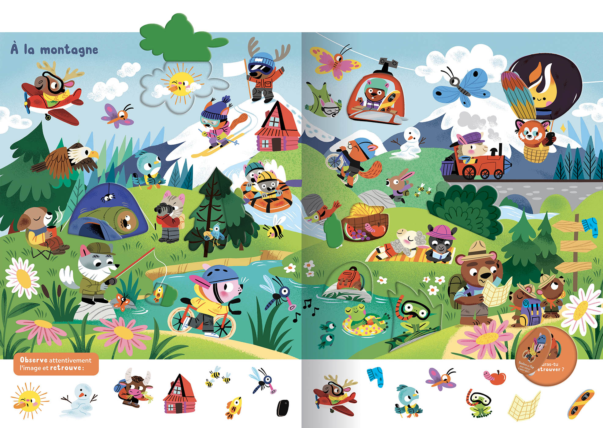 Mon Cherche Et Trouve Surprise - Chez Les Animaux