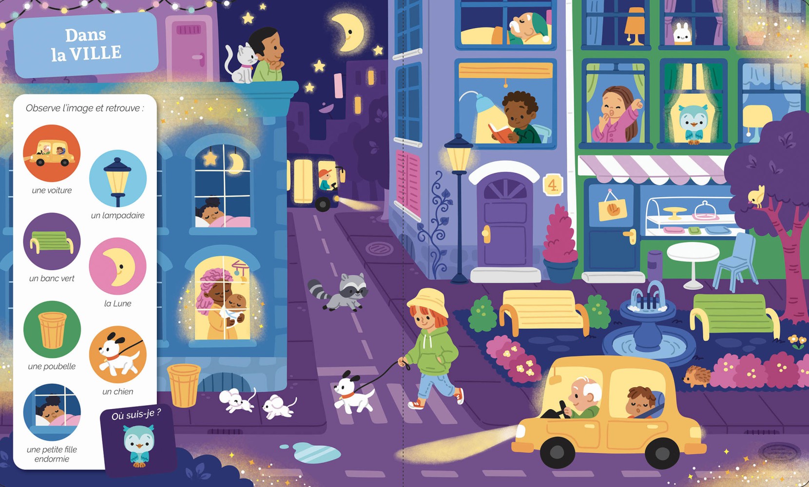Mes 20 cherche et trouve des tout-petits - Qui brillent dans la nuit !