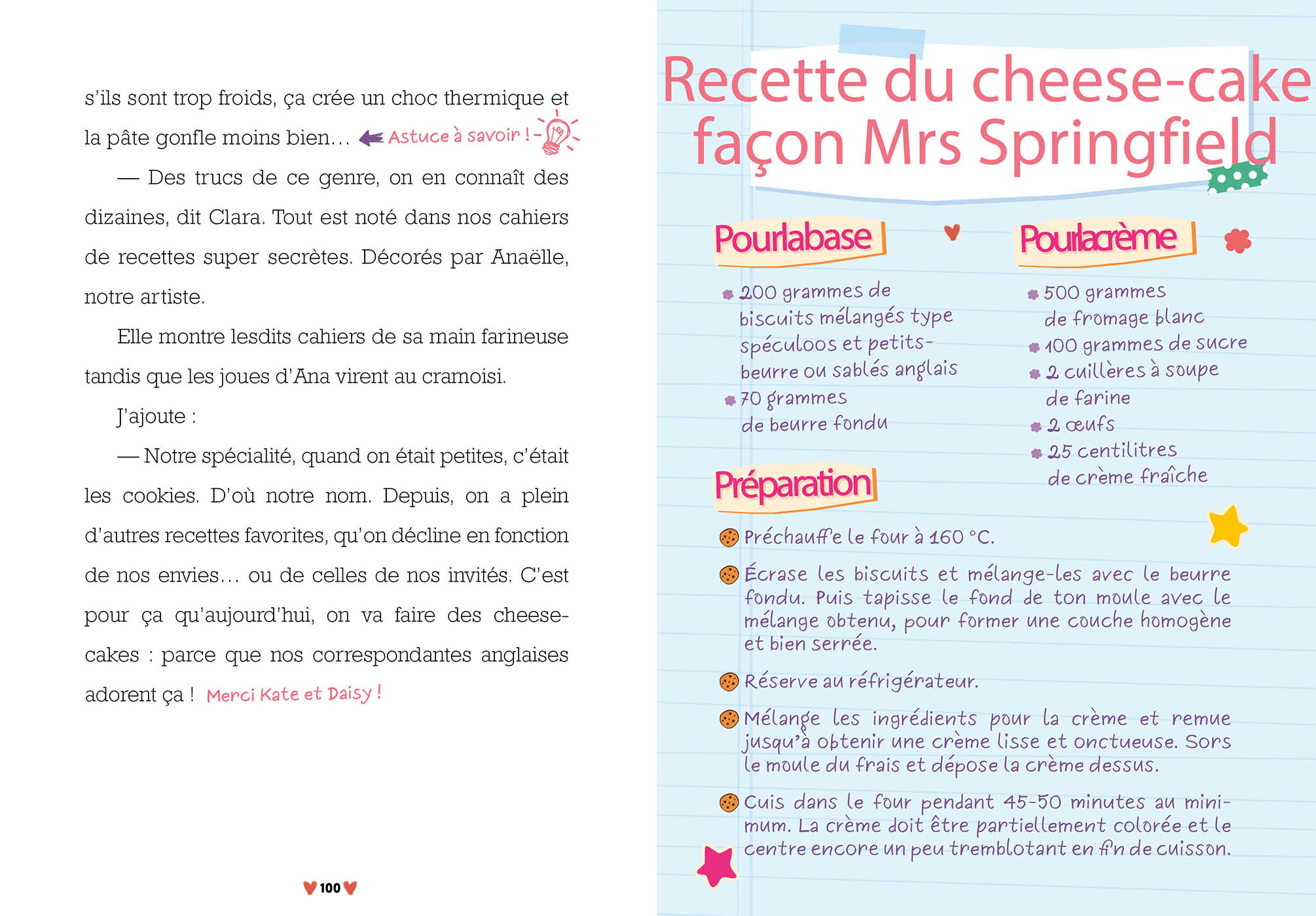 CLUB COOKIES T3  CHEESECAKE ET PROJECTEURS