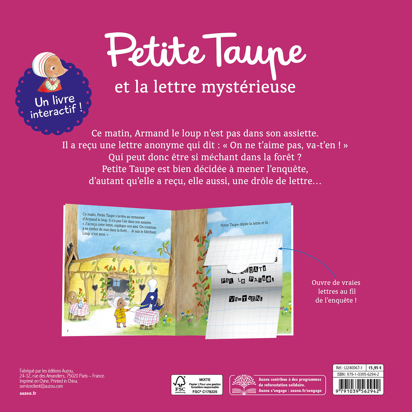 PETITE TAUPE ET LA LETTRE MYSTERIEUSE